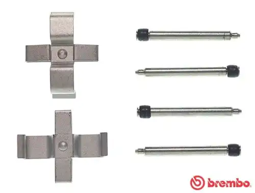 комплект принадлежности, дискови накладки BREMBO A 02 270