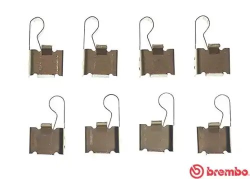 комплект принадлежности, дискови накладки BREMBO A 02 306