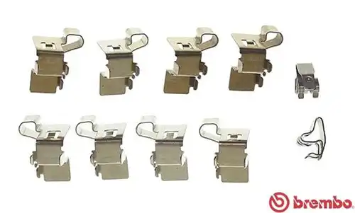комплект принадлежности, дискови накладки BREMBO A 02 313