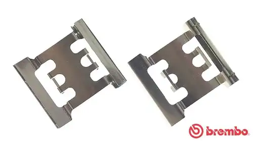 комплект принадлежности, дискови накладки BREMBO A 02 314