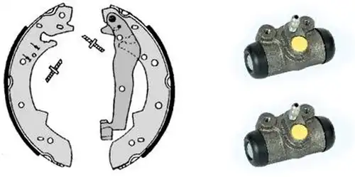 комплект спирачна челюст BREMBO H 06 007