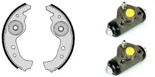 комплект спирачна челюст BREMBO H 23 001