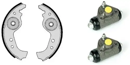 комплект спирачна челюст BREMBO H 23 007