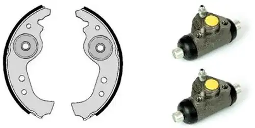 комплект спирачна челюст BREMBO H 23 009