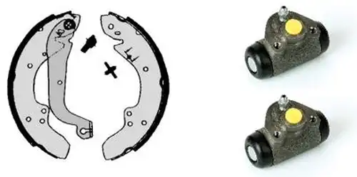 комплект спирачна челюст BREMBO H 23 010