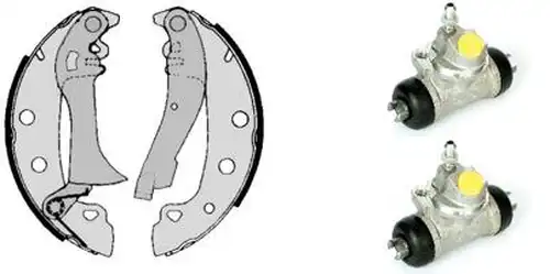 комплект спирачна челюст BREMBO H 23 015