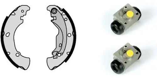 комплект спирачна челюст BREMBO H 23 056