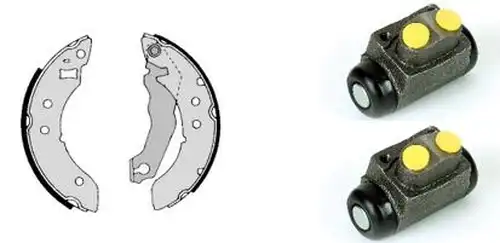 комплект спирачна челюст BREMBO H 24 007