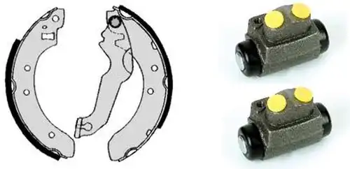 комплект спирачна челюст BREMBO H 24 013