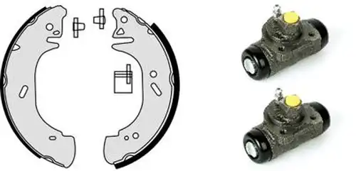 комплект спирачна челюст BREMBO H 24 037