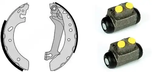комплект спирачна челюст BREMBO H 24 046