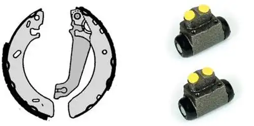 комплект спирачна челюст BREMBO H 24 055