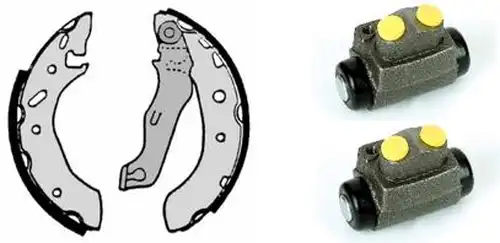 комплект спирачна челюст BREMBO H 24 056