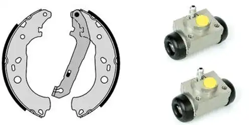 комплект спирачна челюст BREMBO H 24 063