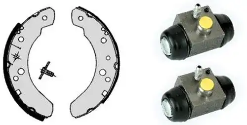 комплект спирачна челюст BREMBO H 24 070