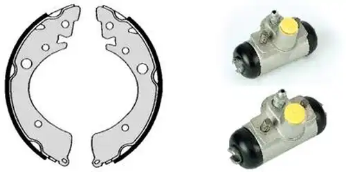 комплект спирачна челюст BREMBO H 28 004