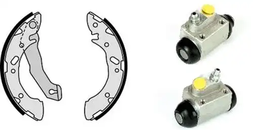 комплект спирачна челюст BREMBO H 30 003