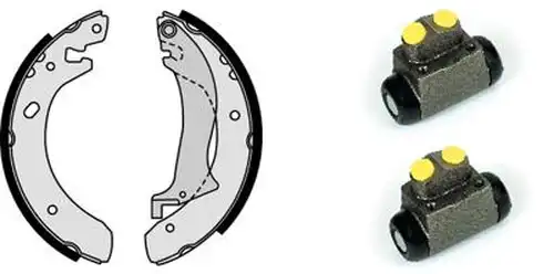 комплект спирачна челюст BREMBO H 44 001