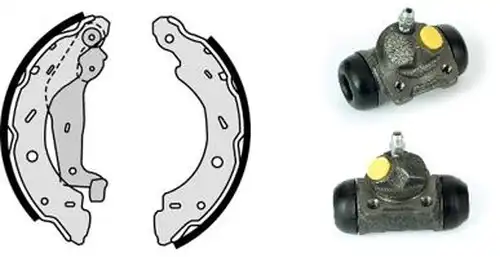 комплект спирачна челюст BREMBO H 50 005