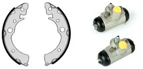 комплект спирачна челюст BREMBO H 52 007