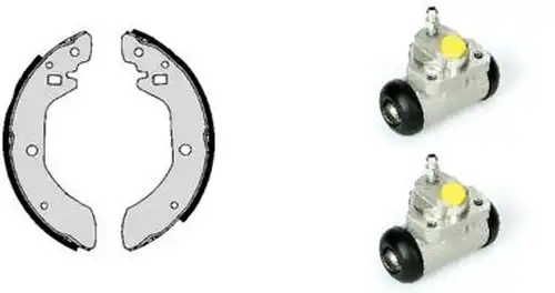 комплект спирачна челюст BREMBO H 56 002