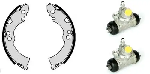 комплект спирачна челюст BREMBO H 56 004
