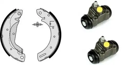 комплект спирачна челюст BREMBO H 56 013