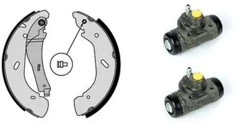 комплект спирачна челюст BREMBO H 56 017