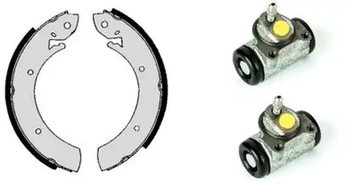 комплект спирачна челюст BREMBO H 56 019