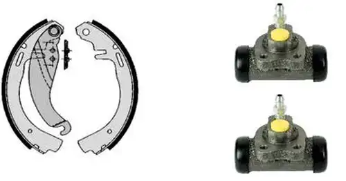 комплект спирачна челюст BREMBO H 59 012
