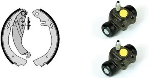 комплект спирачна челюст BREMBO H 59 013