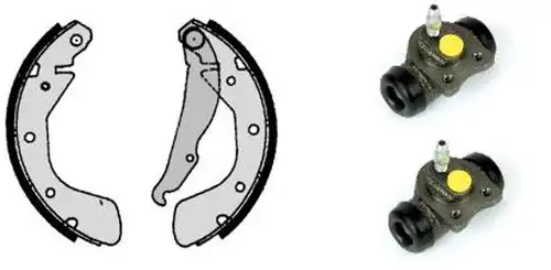 комплект спирачна челюст BREMBO H 59 032