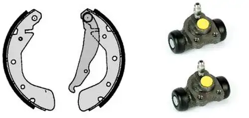 комплект спирачна челюст BREMBO H 59 033