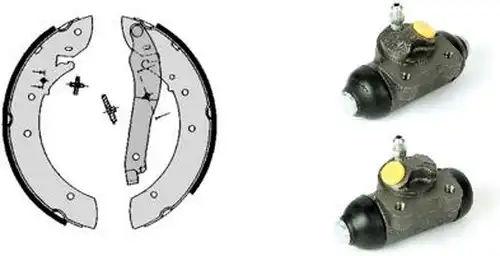 комплект спирачна челюст BREMBO H 61 026