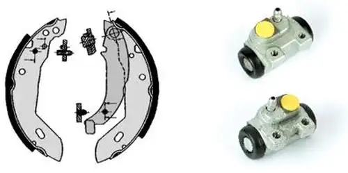 комплект спирачна челюст BREMBO H 61 059
