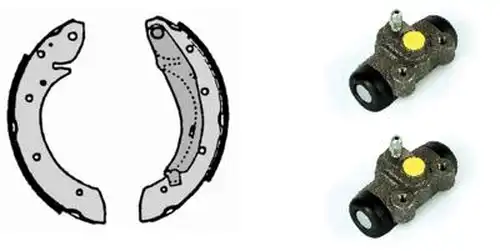 комплект спирачна челюст BREMBO H 61 064