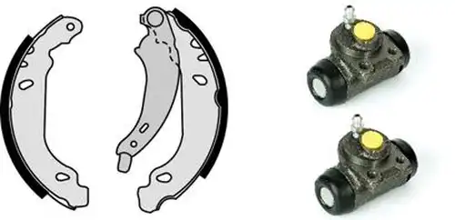 комплект спирачна челюст BREMBO H 61 073