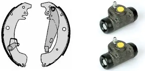 комплект спирачна челюст BREMBO H 68 023