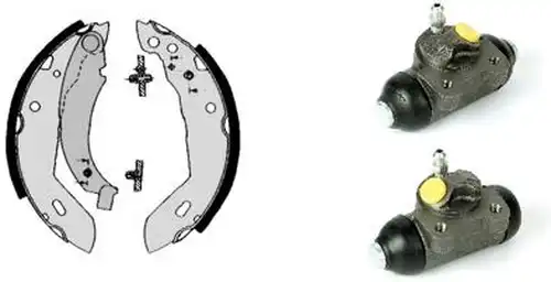 комплект спирачна челюст BREMBO H 68 024