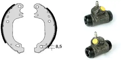 комплект спирачна челюст BREMBO H 68 026