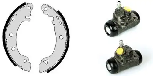 комплект спирачна челюст BREMBO H 68 036