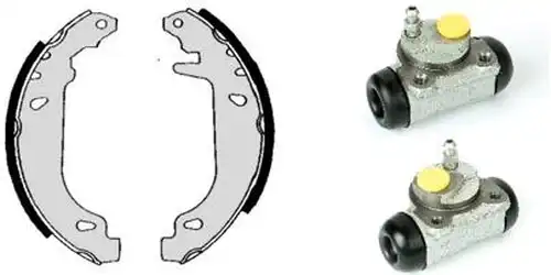 комплект спирачна челюст BREMBO H 68 038