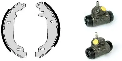 комплект спирачна челюст BREMBO H 68 039