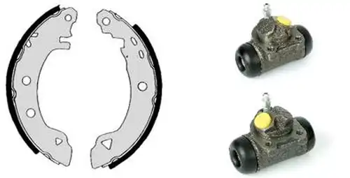 комплект спирачна челюст BREMBO H 68 041