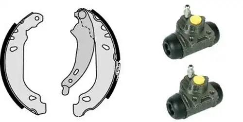 комплект спирачна челюст BREMBO H 68 067