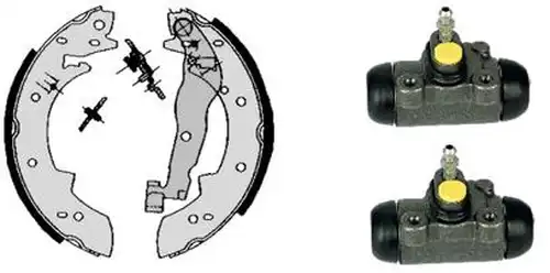 комплект спирачна челюст BREMBO H 79 001
