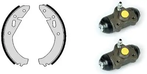 комплект спирачна челюст BREMBO H 85 004