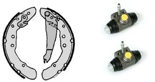 комплект спирачна челюст BREMBO H 85 024