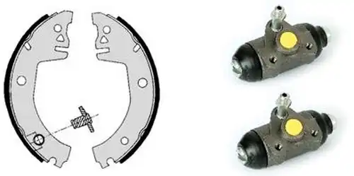 комплект спирачна челюст BREMBO H 85 025