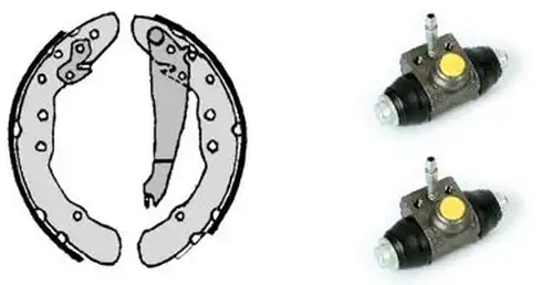 комплект спирачна челюст BREMBO H 85 027